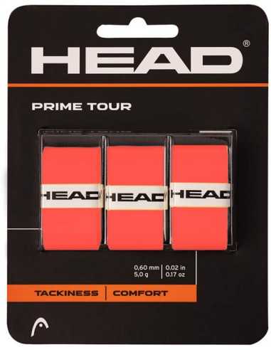 Head Prime Tour Overgrip 3 Pack Salmon