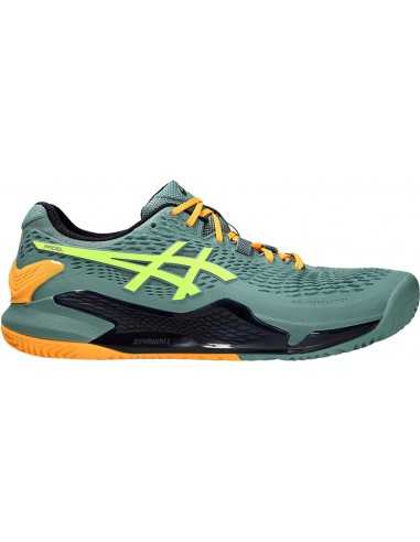 Asics Gel Resolution 9 Padel (Celadon/Yellow)